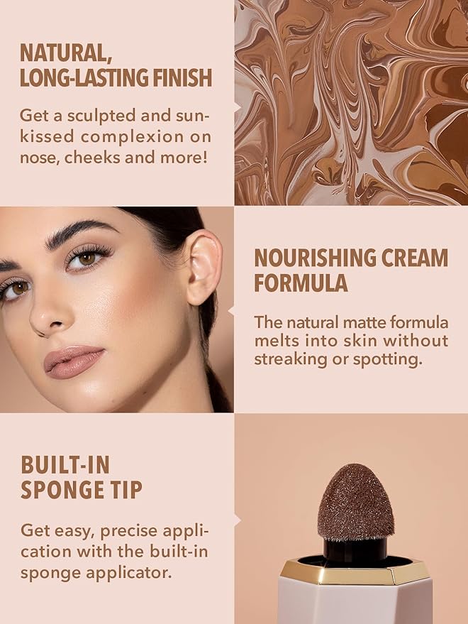 SHEGLAM Sun Sculpt Liquid Contour Stick Long Lasting Cream Bronzer Makeup-Warm Money-VivaGrace Women