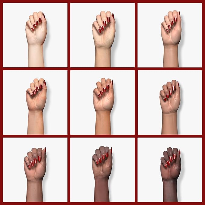Imtiti Red Gel Nail Polish, 1 Pcs 15ml FireBrick Color Soak Off LED Long-Lasting Nail Gel Polish Nail Art Starter Manicure Salon DIY at Home, 0.5 Fluid Ounces
