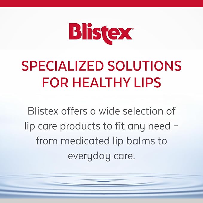 Blistex Soft & Lush Lip Protectant, 0.13 Ounce Tube, Pack of 6 – Softens & Conditions, Creamy Smooth Texture, Hydrating Lip Balm, Daily Lip Hydration,-VivaGrace Women