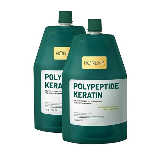 Peptide keratin hair conditioner, hair nourishing mask 2pcs,Deep Conditioning Hair Mask,Hair Treatment for Lasting Shine and Smoothness for Dry Damaged Hair-VivaGrace Women