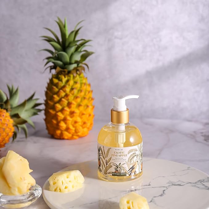 Liquid Hand Soap with Gift Box - Pure Nature's Embrace - Exotic Pineapple - 260ml/ 8.7 fl.oz