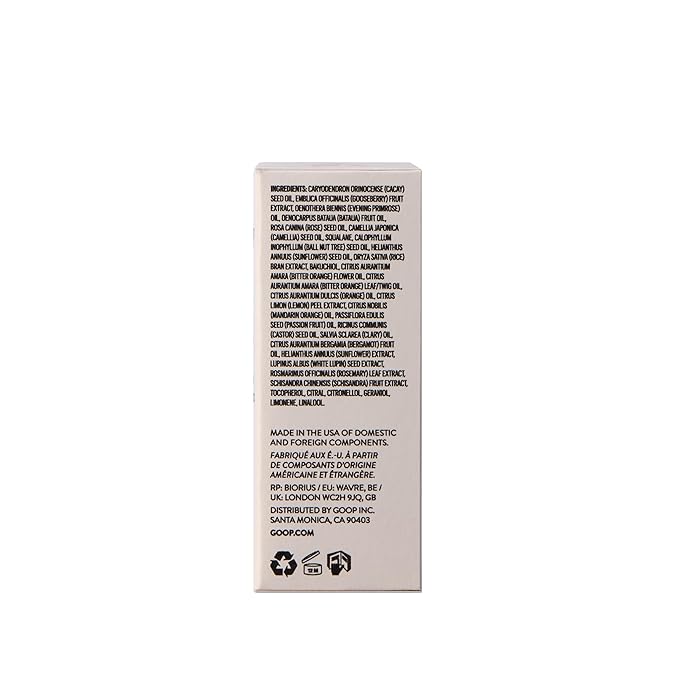 goop Beauty Nutrient Face Oil | Anti Aging Moisturizer for Smooth Skin Texture & Wrinkles | Bakuchiol, Cacay, & Organic Amla | 1 fl oz-VivaGrace Women