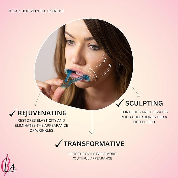 Lip Plumper Device | Non-Invasive Lip Plumping Device, Pain-Free | 60-Second Daily Exercise for Fuller Lips, Defined Jawline & Firmer Skin, MADE IN USA (Lavender)-VivaGrace Women