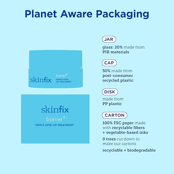 Skinfix Barrier+ Triple Lipid Lip Treatment: Nourish Dry, Chapped Lips With Our Volumizing Complex to Visibly Plump & Fill Fine Lines, 0.27 Oz-VivaGrace Women