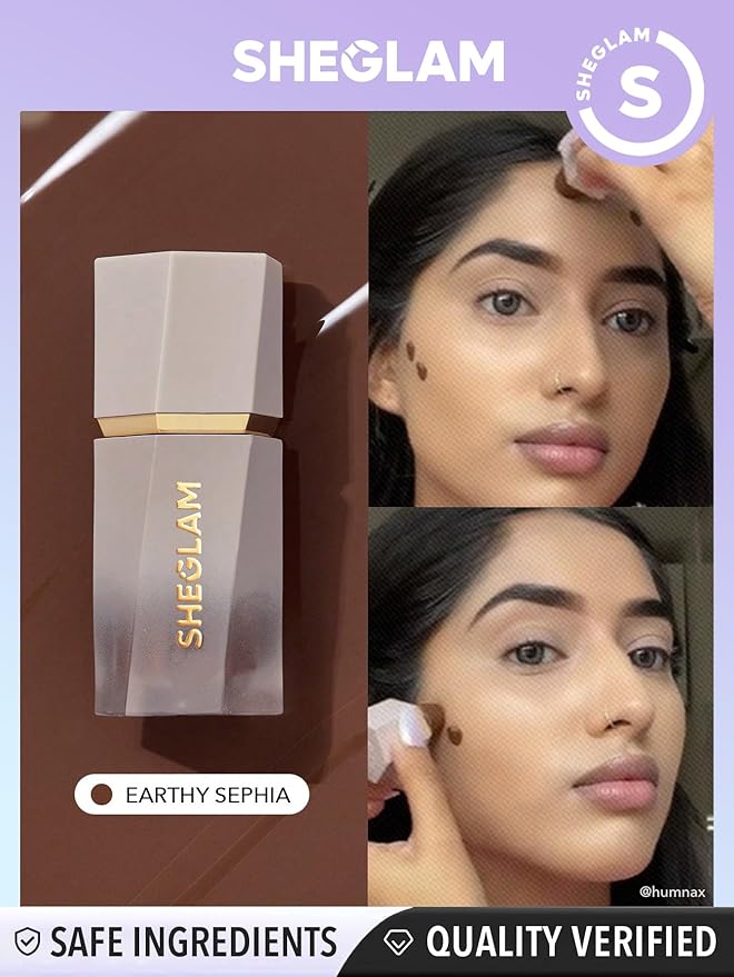 SHEGLAM Sun Sculpt Cool Toned Liquid Contour Stick Long Lasting Cream Bronzer Makeup - Earthy Sepia-VivaGrace Women