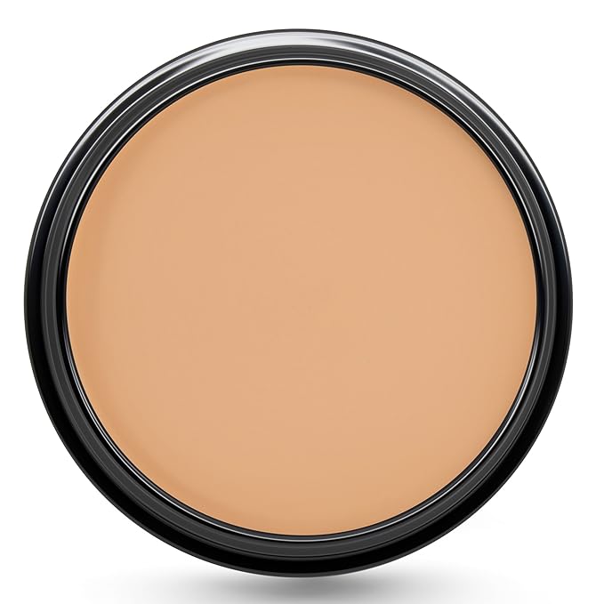 Graftobian HD Glamour Crème Foundation 1/2oz, Weightless Full Coverage Makeup, 65 Inclusive Shades, For All Skin Types, Natural or Full-Glam Looks, For Professionals and Beginners (Spiced Latte)-VivaGrace Women
