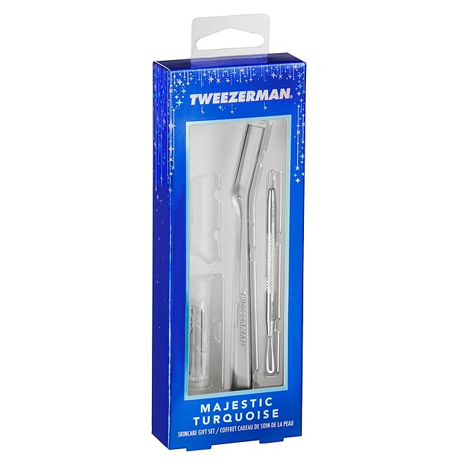 Tweezerman Majestic Turquoise Skincare Gift Set-VivaGrace Women