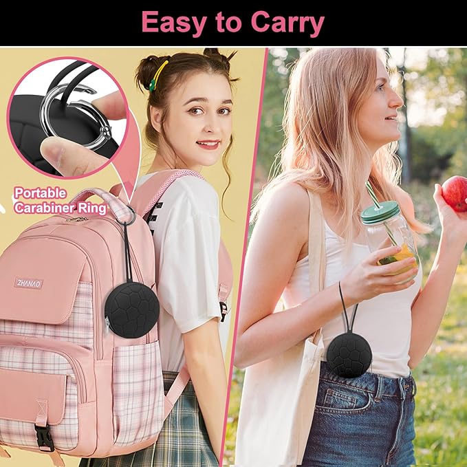 Desing Wish Silicone Lip Balm Holder with Silicone Zipper Pouch, Portable Lip Balm Keychain Sleeve - Silicone Storage Bag for Lip Balms/Small Cosmetics/Earphones/Keys - Black-VivaGrace Women