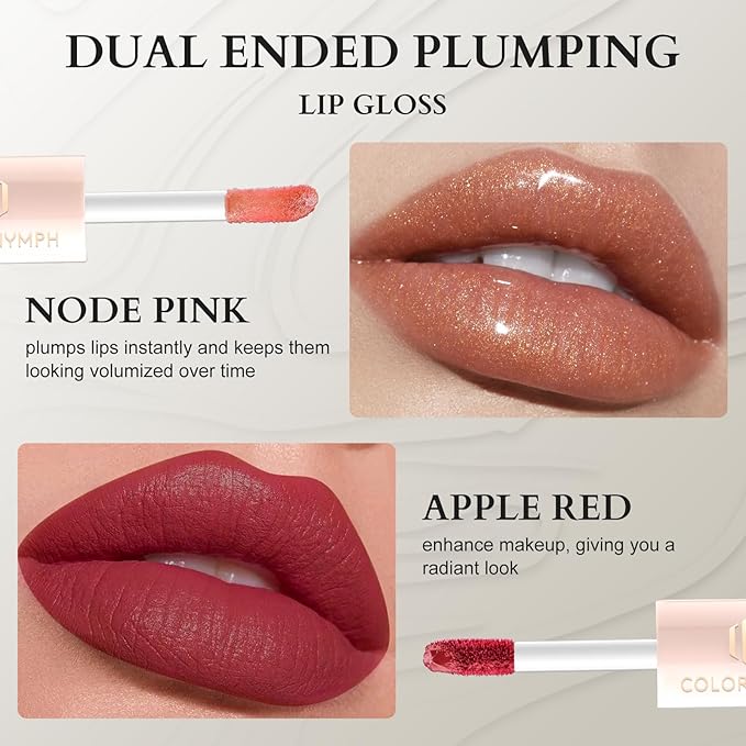 Color Nymph All In One Makeup Kit For Teens And Girls With Waterproof Handbag Makeup Kit Included 9 Colors Matte And Pearl Eyeshadow Palette Liquid Blush, Double Ended Lipgloss Concealer Brush Mascara-VivaGrace Women