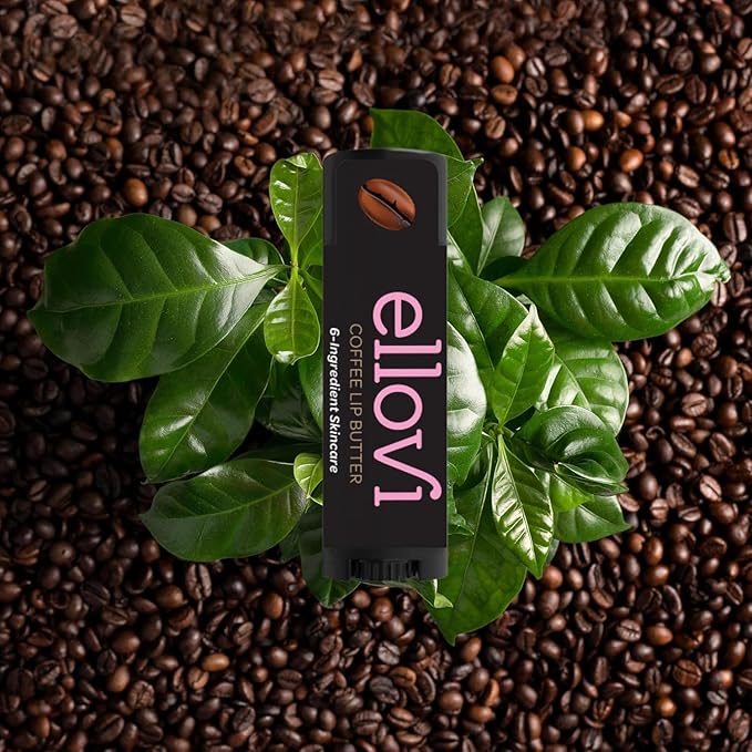Natural Lip Butter Lip Balm - Coffee - Pure Enough to Eat - Made With Just 6 Vegan Ingredients - Moisturizing Lip Care for All Day Hydration-VivaGrace Women