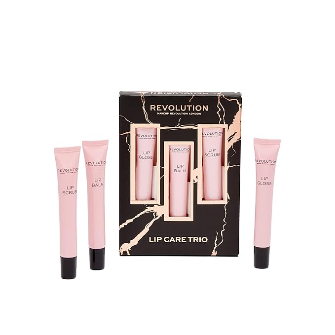 Makeup Revolution, Lip Care Trio, 3x8ml-VivaGrace Women