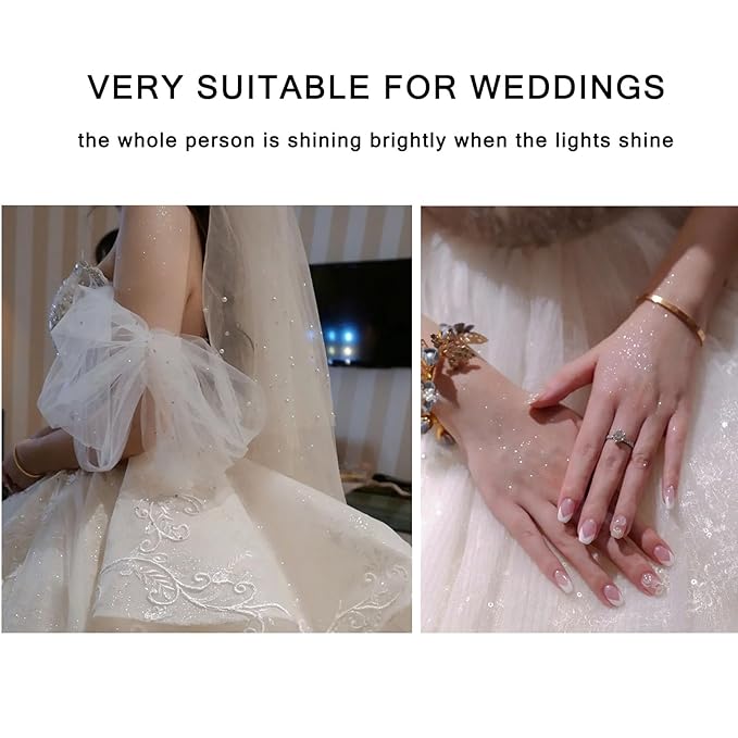 Highlight Glitter Powder Ball,White Shimmer Highlighter Makeup Powder Puff,Comfortable and Cute Plush Long-Lasting Body Shine for Various Occasions-VivaGrace Women