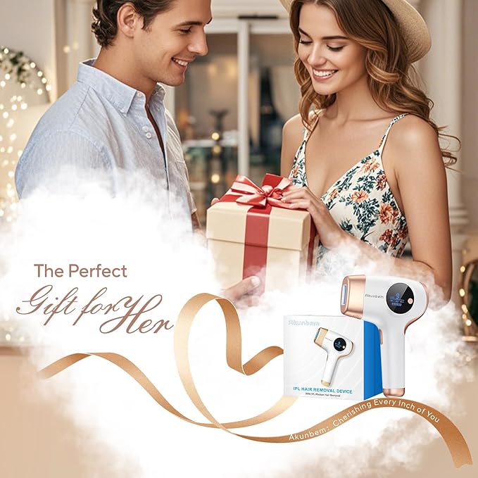 Laser Hair Removal, IPL Hair Removal for Women and Men, Hair Removal Device for Bikini Legs Armpits Arms At Home, 999,900+ Flashes Painless Effective & Long-Lasting-VivaGrace Women