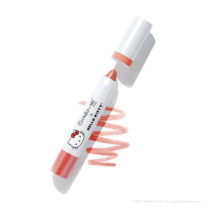 The Crème Shop x Hello Kitty | Hello Lippy Moisturizing Tinted Lip Balm (Peach Pout)-VivaGrace Women