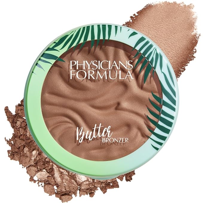 Physicians Formula Murumuru Butter Bronzer, Moisturizing, Nourishing Murumuru Butter for Silky Glow, Dermatologist Tested, Hypoallergenic, Vegan & Cruelty-Free - Deep Bronzer-VivaGrace Women