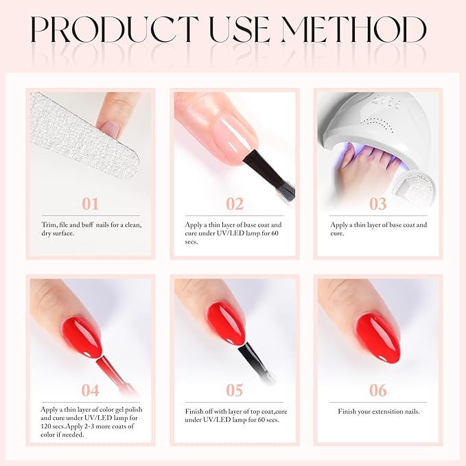 Double Rhythm Gel Polish Translucent Sheer Neutral Natural Light Milky Same Color Same Bottle 15ML Jelly UV Gel Polish Art DIY at Home (Nude Beige-A1119)-VivaGrace Women