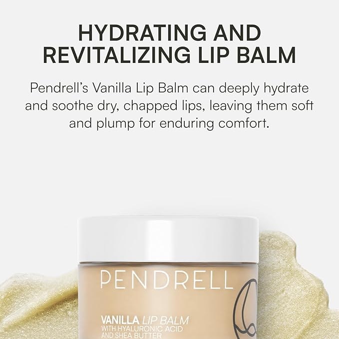 Vanilla Lip Balm - Soothing and Hydrating Lip Balm for Men and Women - Infused with Hyaluronic Acid, Shea Butter and Vitamin E - 30g-VivaGrace Women