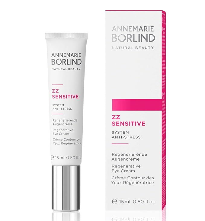 ANNEMARIE BÖRLIND – ZZ SENSITIVE Regenerative Eye Cream – With Vitamin C + E and Meadowfoam Extract to Strengthen the Natural Skin Barrier and Soothe Stressed Skin – Step 5 of 5-0.5 Oz-VivaGrace Women