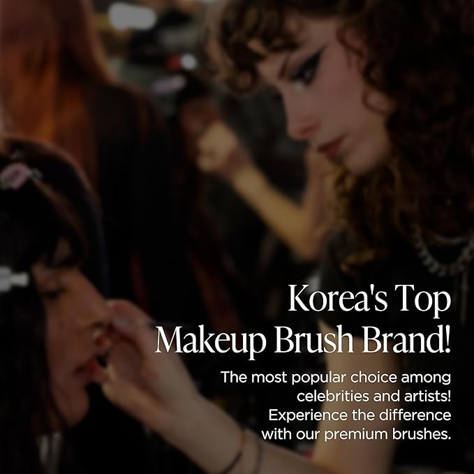 Korean Piccasso Brush Makeup Spatula + Sponge 2P Set – Professional Makeup Tools with Precision Spatula and 2 Soft Sponges, Ideal for Blending Foundation, Cream, or Liquid Makeup-VivaGrace Women