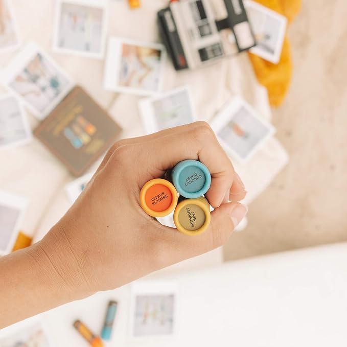 Poppy & Pout Citrus Sunrise Jumbo Lip Balm | All Natural Lip Balms & Moisturizers | Hydrates with Beeswax, Vitamin E, Organic Coconut Oil | Cruelty-Free | Lip Balm in Recyclable Cardboard Tube-VivaGrace Women