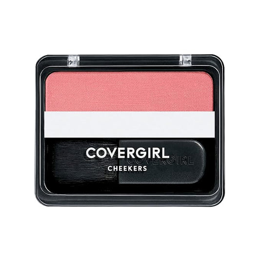 COVERGIRL - Cheekers Blush, Soft, blendable, lightweight formula, easy & natural look, 100% Cruelty-Free-VivaGrace Women