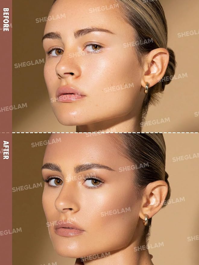 SHEGLAM Sun Sculpt Cool Toned Liquid Contour Stick Long Lasting Cream Bronzer Makeup - Tawny Amber-VivaGrace Women