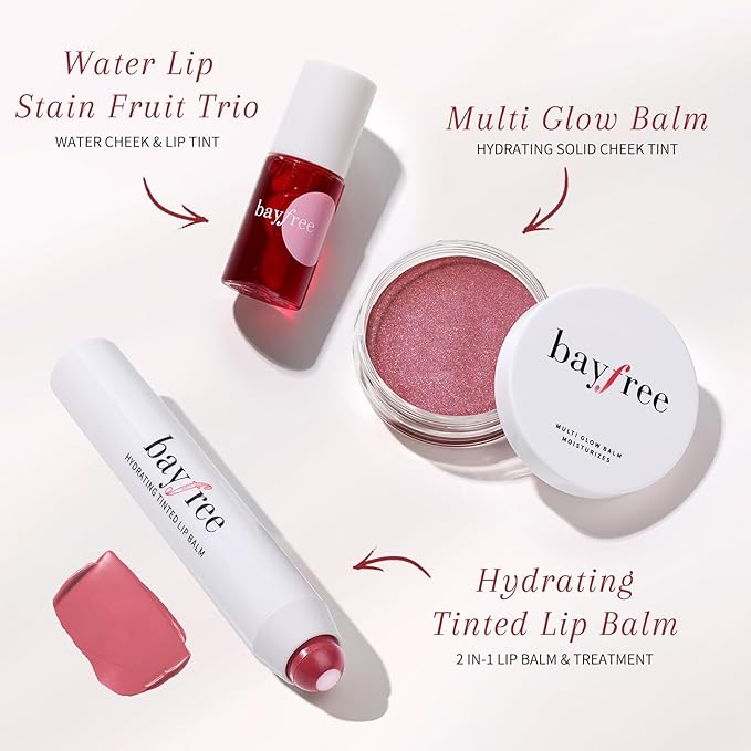 Tinted Lip Balm Plumper, Glossy, Pump Lips, Lightweight, Moisturize & Tint with Jojoba Seed Oil, Vegan Lip Balm Lip Care Present, Shimmer Orchid-VivaGrace Women