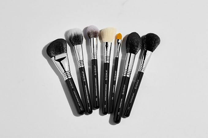 Sigma Beauty Professional F23 Soft Angled Contour™ synthetic Face Makeup Brush with SigmaTech® fibers for Contouring, Sculpting and Highlighting-VivaGrace Women
