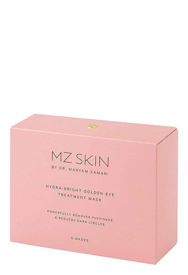 MZ SKIN HYDRA-BRIGHT GOLDEN EYE TREATMENT | Eye Mask (Pack of 5) | Anti-Ageing And Hydrating | With Hyaluronic Acid | Collagen-VivaGrace Women