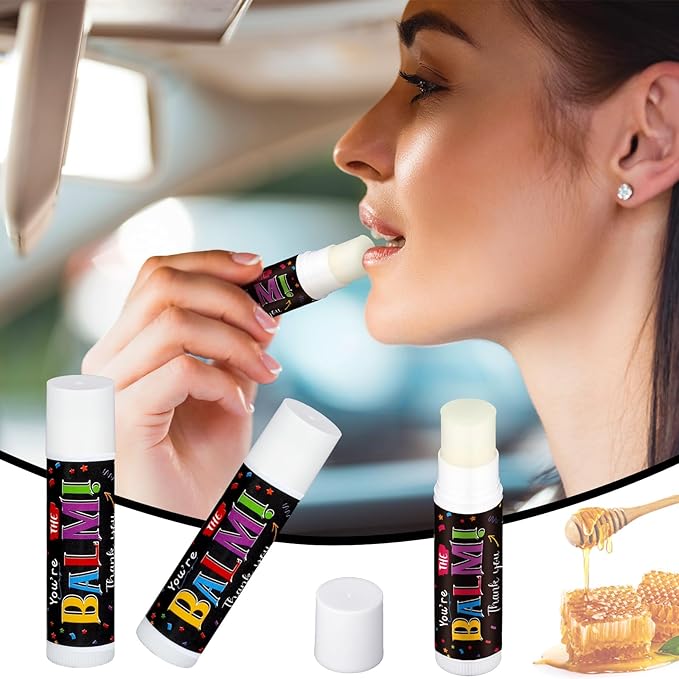50 Pack Employee Team Appreciation Gifts Bulk Lip Balms Thank You Gifts Inspirational Gifts Party Supplies Christmas Volunteer Gifts for Women Men Staff Coworkers Teachers Nurses-VivaGrace Women