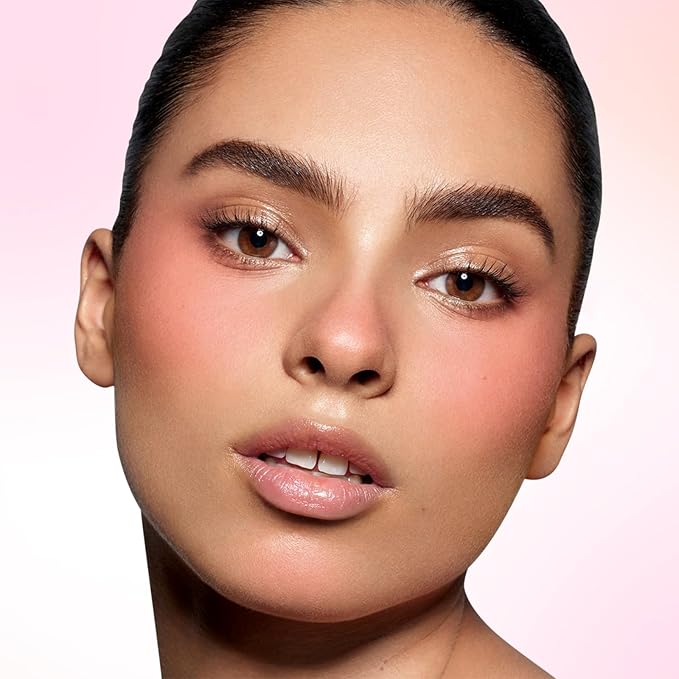 Boobeen Blush Compact for Face, Matte Powder Blush for Cheeks Powder Palette, Nude Light Blush with Puff, Blusher Makeup for a Radiant, Natural Glowing-VivaGrace Women
