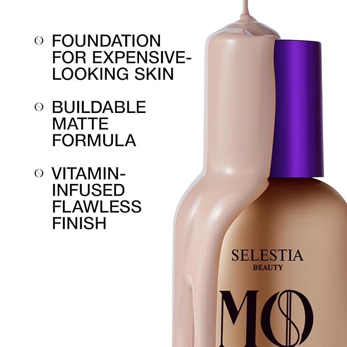Matte Foundation Money - Long-Lasting Makeup Foundation with Flawless & Buildable Coverage - Liquid Foundation for All Skin Types (Cloud)-VivaGrace Women