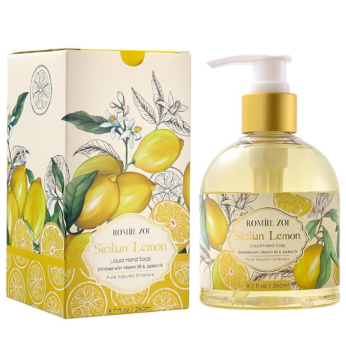 Liquid Hand Soap with Gift Box - Lemon - 260ml/ 8.7 fl.oz