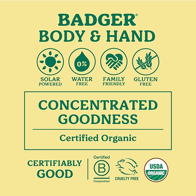 Badger - Unscented Dry Skin Balm, Sensitive Skin Balm, Moisturizing Balm for Dry Cracked Skin, Unscented Balm, Skin Moisturizer Balm, 2 oz-VivaGrace Women