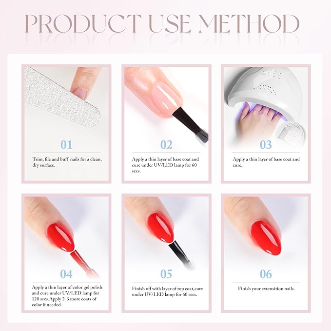 Double Rhythm 0.5Oz Navy Blue Gel Polish Sheer Neutral Natural Light Milky Same Color Same Bottle 15ML Jelly UV Nail Art DIY at Home (Navy Blue-A1107)-VivaGrace Women