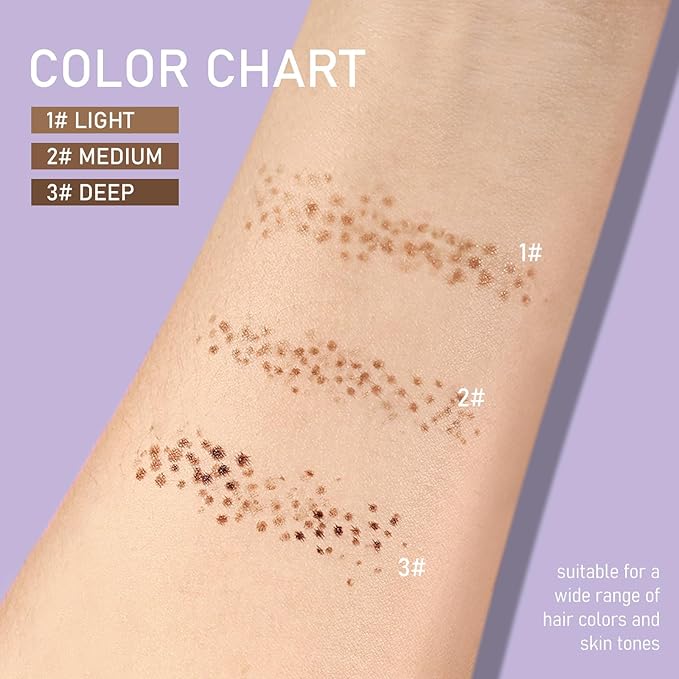 Freckles Stamp Pen, Resistant Faux Liquid Freckle Makeup, Waterproof Sweatproof Quick Dry Long Lasting, Natural Lifelike Sunkissed Matte Finish Fake Freckle Pen-MEDIUM-VivaGrace Women
