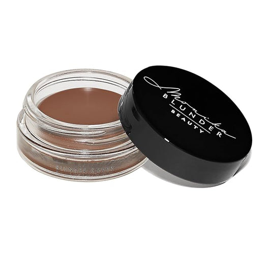 Monika Blunder Beauty - Blunder Cover Foundation Concealer - Shade 9 - Neun - Deep/Dark Warm Neutral Undertones - Clean Beauty, All-In-One, Cruelty-Free, Vegan - 0.62 oz-VivaGrace Women