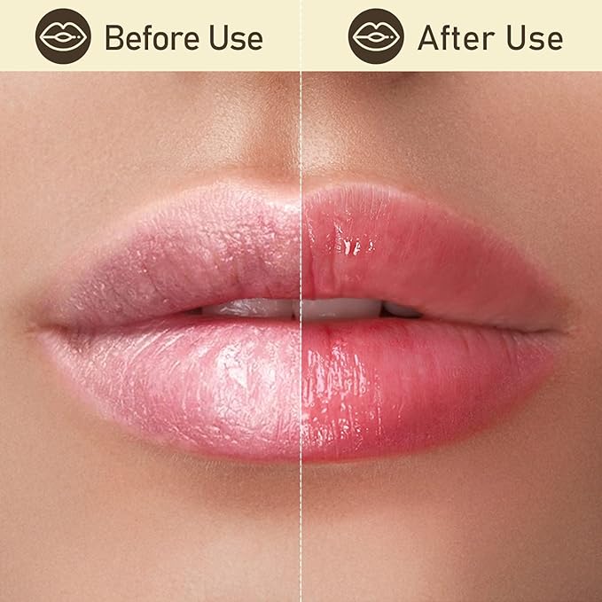 Flower Lip Balm - Color Changing Lipstick Jelly Lip Stain for Perfect Pink Shade, Unique pH Lip Balm for Your Lips, Clean & Vegan Flower Balm (Yellow Flower)-VivaGrace Women