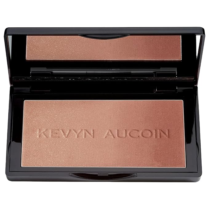 Kevyn Aucoin The Neo-Bronzer, Sundown Deep: 3 in 1 makeup palette. Highlighter, blush & bronzer in one smooth gradient makeup compact. Shimmer & matte in light, medium & deep. Sun-kissed to bronzed.-VivaGrace Women