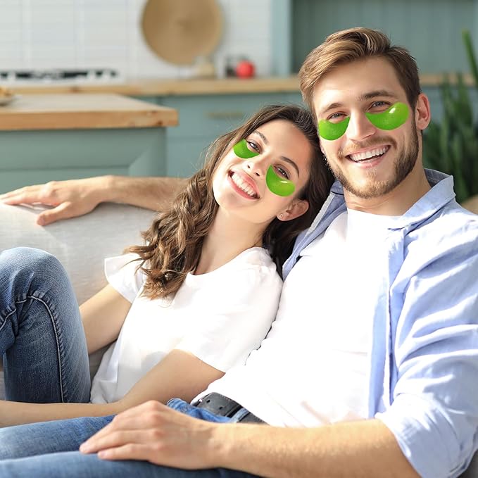 Under Eye Patches for Dark Circles: 30 Pairs Green Tea Eye Gels Pads - Reduce Eye Bags, Wrinkles & Puffy - Skin Treatment Mask Retinol Collagen - Anti Aging & Face Moisturizer For Women (Green Tea)-VivaGrace Women