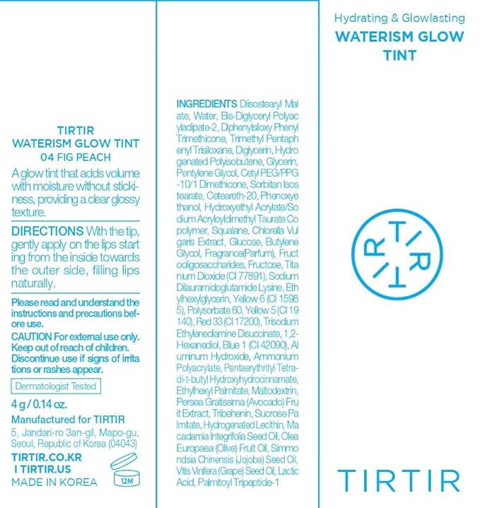 TIRTIR Waterism Glow Tint (04 Fig Peach, 0.14 Fl Oz (Pack of 1))-VivaGrace Women