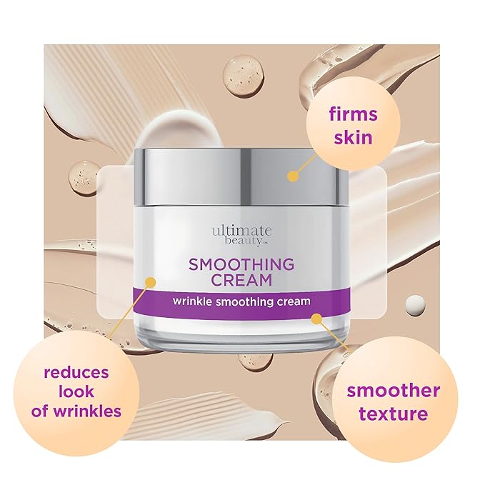 | Wrinkle Smoothing Cream, Anti Aging Cream for Reduce Fine Lines and Wrinkles, 1.76 Oz-VivaGrace Women