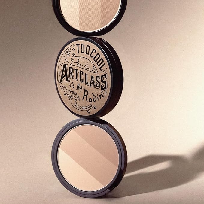 Too Cool for School - Toned Contour Palette, Bronzer Contour Powder, Korean Contour Palette for Warm and Cool Skin Tones, Face Powder Artclass By Rodin Shading Master(#1.5 Neutral)