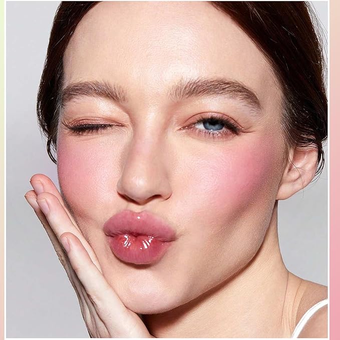 Blush Stick, Cream Blush Stick for Cheeks & Lips, Blendable Long-Lasting Multi-Use Contour Stick & Highlighter Makeup (#1 SHY PINK)-VivaGrace Women