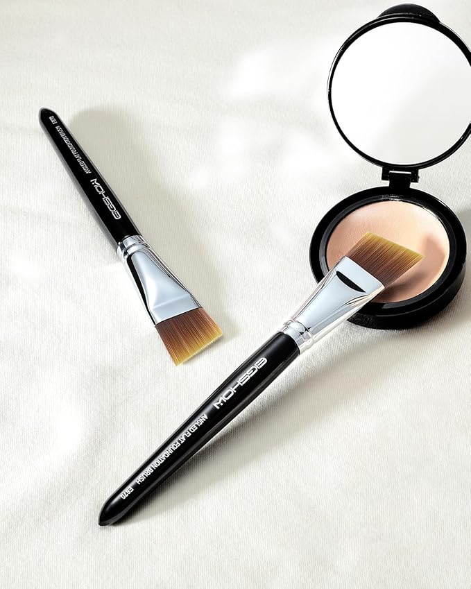 EIGSHOW Flat Foundation Brush, Vegan Synthetic Bristles, Streak Free Application, Face Makeup Brush For Blending Liquid, Cream, Face Mask (E870B)-VivaGrace Women