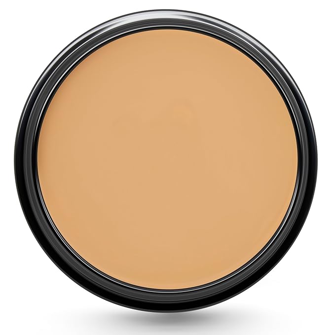 Graftobian HD Glamour Crème Foundation 1/2oz, Weightless Full Coverage Makeup, 65 Inclusive Shades, For All Skin Types, Natural or Full-Glam Looks, For Professionals and Beginners (Cappuccino)-VivaGrace Women