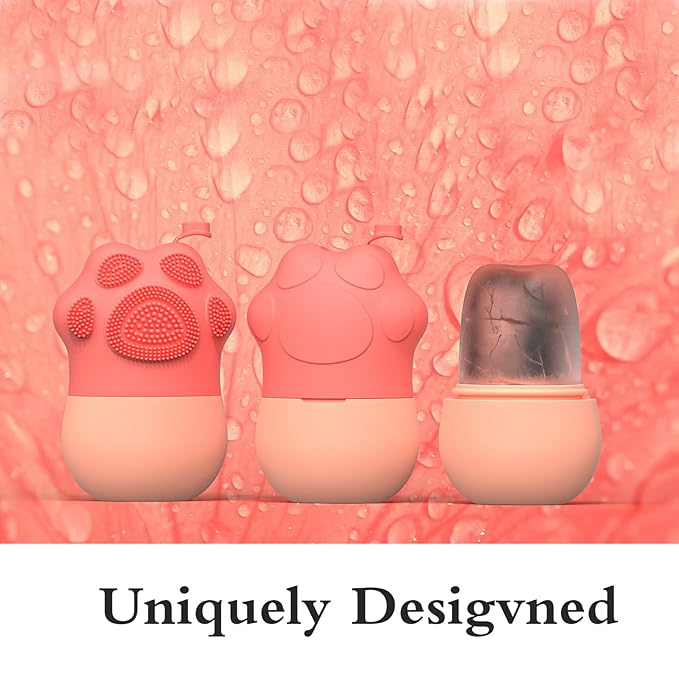 Ice Face Roller, Joyeee Silicone Ice Roller For Face and Eyes Puffiness Relief Reusable Face Ice Cubes Migraine Pain Relief Facial Ice Mold Skincare Tools Gifts for Women Beauty-VivaGrace Women