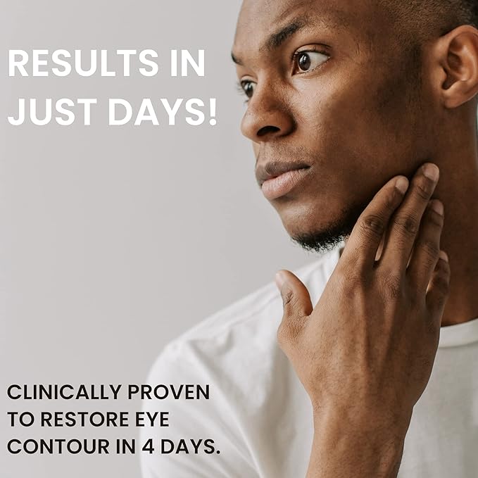 Man Skin Eye Cream for Men - Restore & Defend Anti Aging Eye Cream with Peptides, Avocado Oil and Rice Proteins-VivaGrace Women