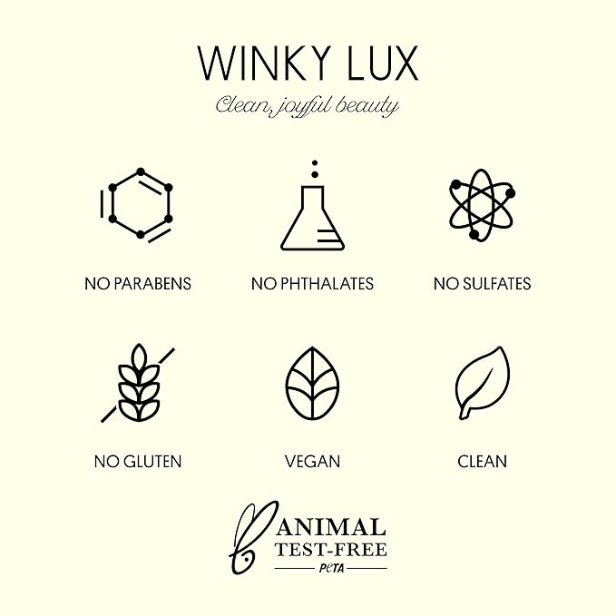 Winky Lux Matcha Lip Balm with Coconut Oil, Vitamin E and Caffeine, Lip Moisturizer, Clear, Strawberry-VivaGrace Women