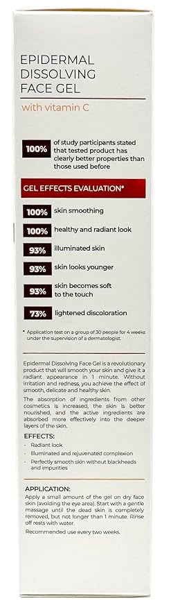 SunewMed+ Vitamin C Epidermal Dissolving Face Gel for all Skin Types Vitamin C Gel for Face Exfoliating 4.06 Fluid Ounce